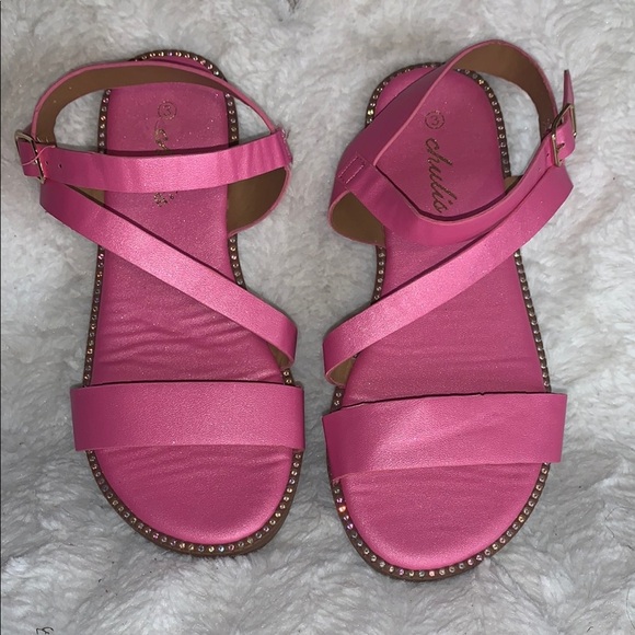 Stylish Pink Sandals for kids girls size 3 - Picture 1 of 5